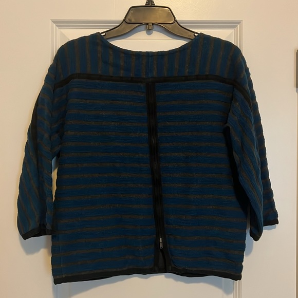 Madewell sweater size SMALL blue and gray - Picture 2 of 9